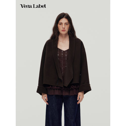 Vena Label 26AW 重工刺绣拼接吊带新款复古针织背心上衣