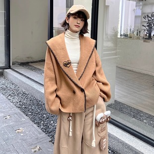 翻领针织外套 2025AW Andrea Martin