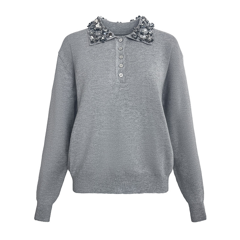 IFAY BY FAYE 26SS 珠片立体花POLO针织衫包臀针织半裙,女装/女士精品,时尚套装,淘宝优惠券,粉丝福利购,淘宝优惠卷