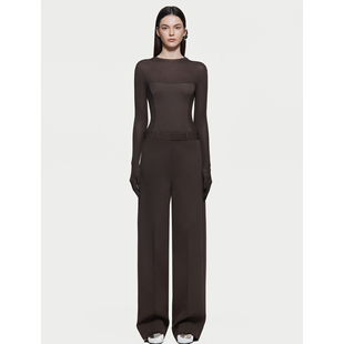 2025 MARGOT CHATS 无袖 C.DAM 纯色通勤休闲修身 上衣