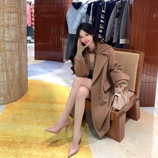 针织披肩毛呢大衣 2025AW Andrea Martin