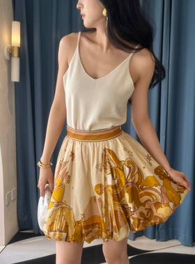 【现货折】orts1961重磅真丝上衣ZIMMERMANN走秀款花苞裙