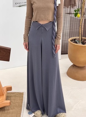 o cloche code_高腰阔腿裤_100%美丽奴羊毛