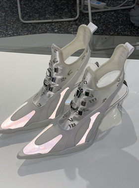 推荐EMPTY BEHAVIOR 黑海系列 剑齿系列弹力凉鞋百搭高级