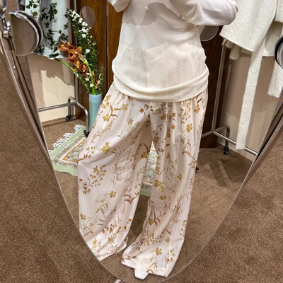 PETRE COR 25AW 装腰抽褶阔腿裤