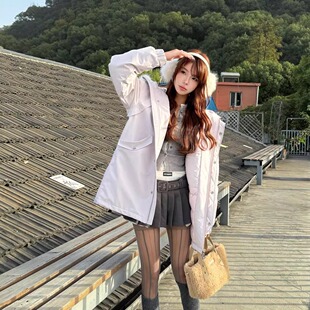 Doozoo系列 13DE 秋冬新款 2025AW 玩偶毛领派克羽绒服 MARZO