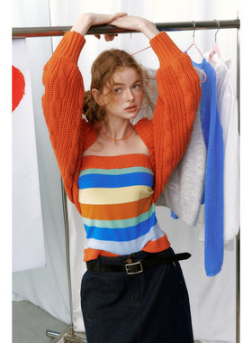 Cloud Season 2025AW  爆炸橙彩色两件套