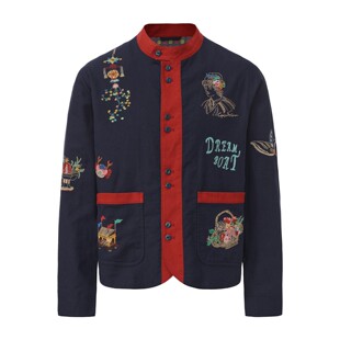 故事刺绣货郎夹克货郎短裤 GARCON Boat Dream