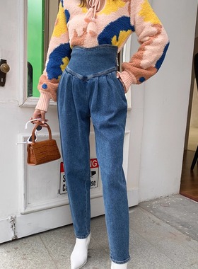 【4折秒杀】Alice mccall泡泡袖圆领甜美宽松绑带上衣GCDS牛仔裤