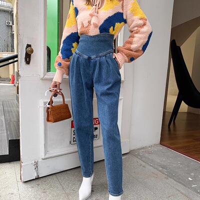 【4折秒杀】Alice mccall泡泡袖圆领甜美宽松绑带上衣GCDS牛仔裤