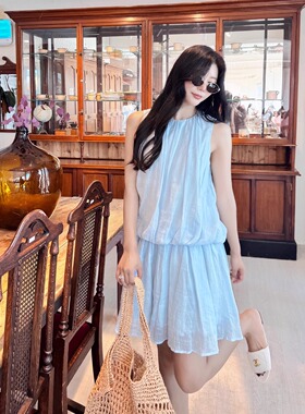 ESTER HSU 25SS 提花水母背心连衣裙