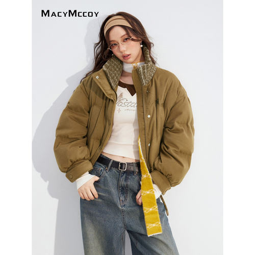 MacyMccoy 官方授权 25AW 假两件拼接羽绒服