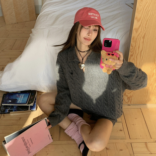 樱桃麻花毛衣套装 官方授权2024早春新款 百搭 Season Cloud