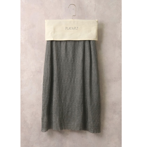 PLAYAPLY 26SS春夏 皱感透纱中裙
