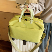 健身包女出差旅行包行李箱附加包收纳包可套拉杆箱上 配包待产包