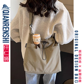 斜挎帆布包女2026新款 上班通勤布包大容量高级感托特包休闲单肩包
