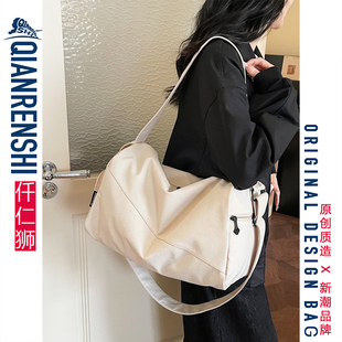 游泳包干湿分离女士带独立鞋仓小型轻便单肩斜挎简约健身包运动包