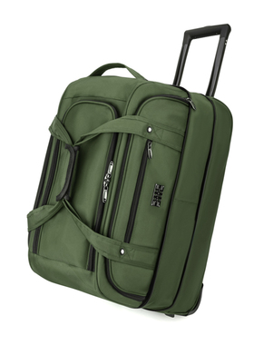 绿色拉杆旅行包男款大容量出差旅游拉杆行李包加厚防水耐用行李箱