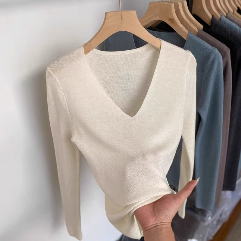 KINGBALSAM/晶巴茵其他套头V领