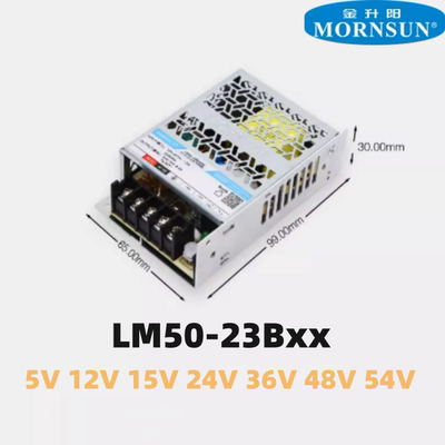 24V开关电源24V金升阳LM50-23B05v12v15v24v36v48v54vR2超小体积