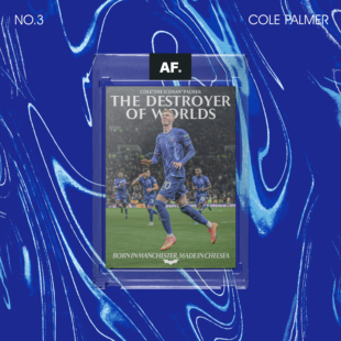 帕尔默捧杯切尔西 AFSTORE原创设计球星卡足球收藏卡原封卡砖