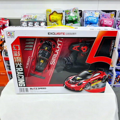 1:24RC高速遥控赛车585-160男孩仿真汽车模型儿童益智互动玩具礼