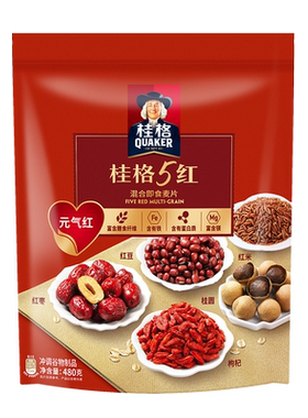 桂格即食混合480g枸杞红枣燕麦片