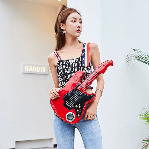 Гитара, модная универсальная сумка подходит для мужчин и женщин, 13 года, цвет, новая коллекция, в корейском стиле