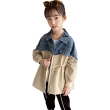 女童2019新款儿童装时髦春秋风衣1