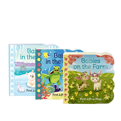 盖世童书 萌宝宝故事系列Babies on the Farm 儿童英语启蒙认知绘本 英文原版绘本纸板书低幼宝宝0到3岁亲子互动玩具书