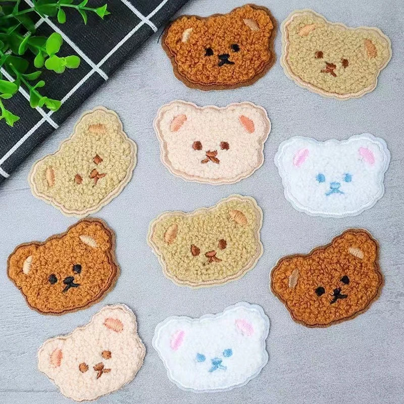 熊熊贴小熊刺绣自粘贴免缝粘布卡通装饰贴修补衣服书包补丁补洞贴,居家布艺,布贴,淘宝优惠券,粉丝福利购,淘宝优惠卷