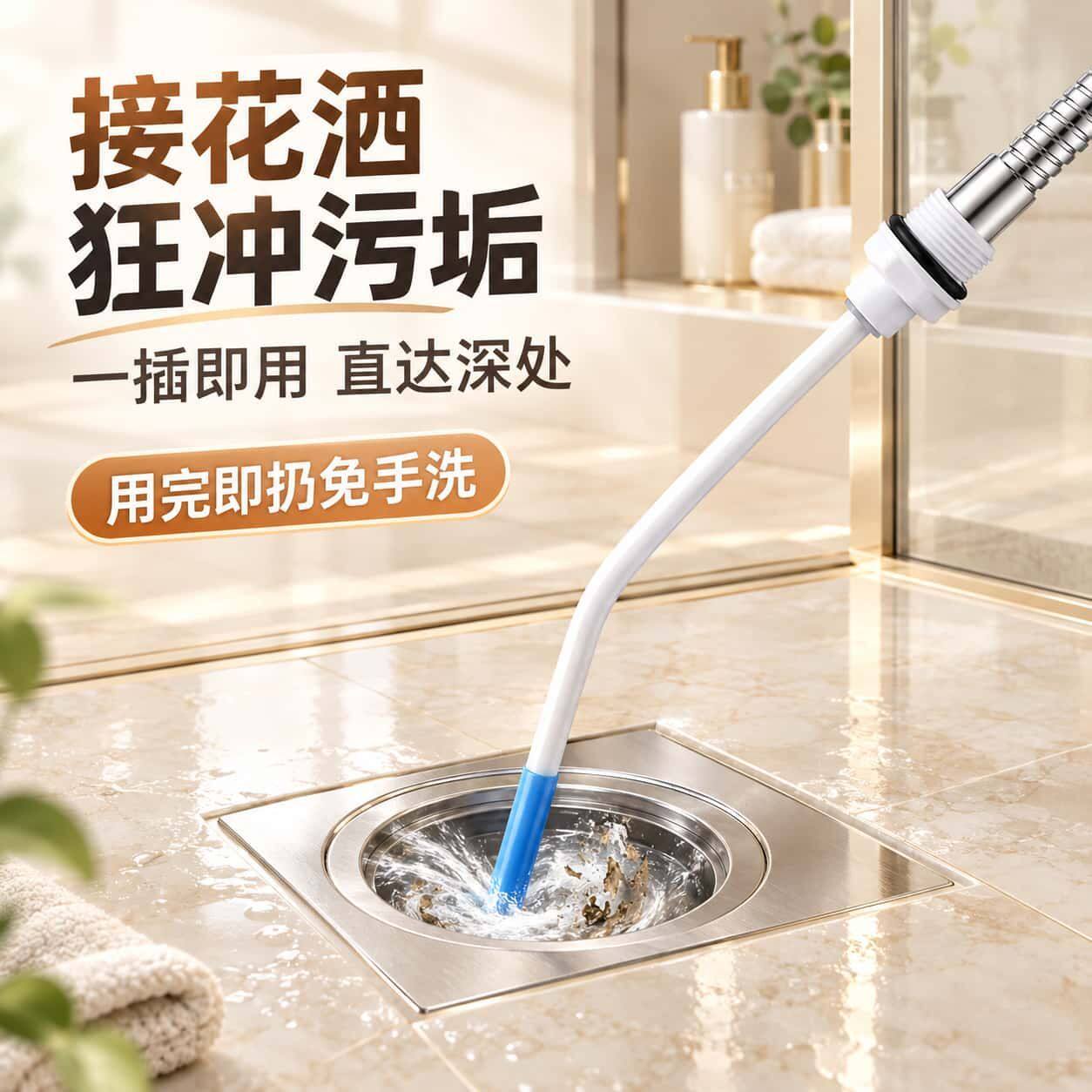 增压花洒带喷枪浴室淋浴加压冲洗水枪卫生间手持高压喷头通用配件