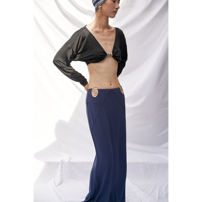 ENKSH百搭短针织五金可佩坎肩