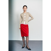 ENK 外套 新澳精纺羊毛亮丝镂空针织开衫 两色