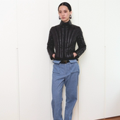 灯芯绒立体口袋直筒长裤 ENK