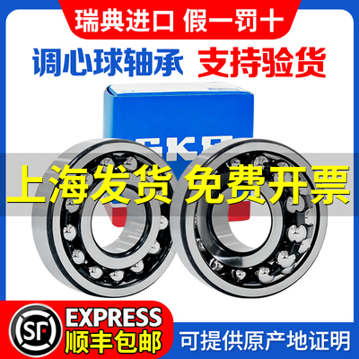 进口SKF调心球轴承2204E 2205E 2206E 2207E 2208E 2209E-2RS1TN9