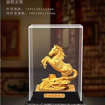 前程万里马摆件合金工艺品