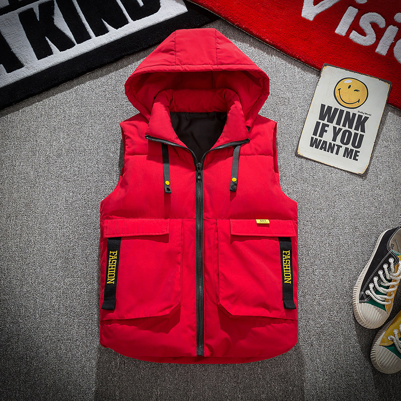 加肥加大码可脱卸帽立领加厚保暖