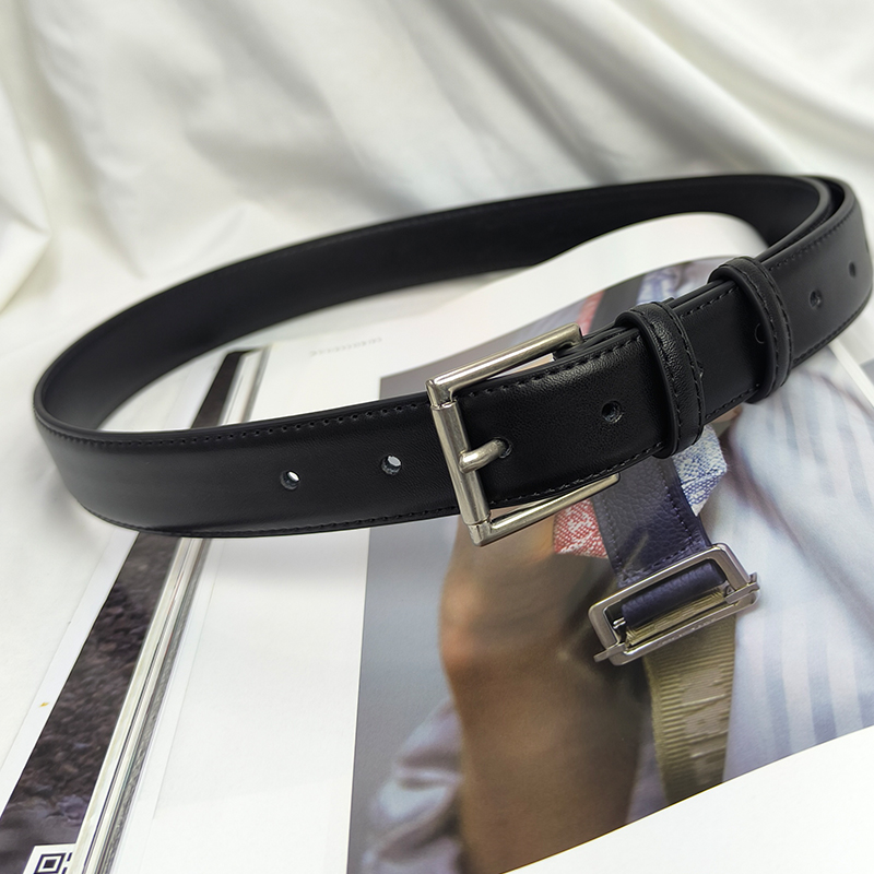 田园鸟新款平纹休闲简约腰带