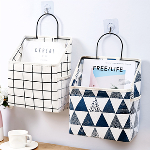 宿舍墙挂式收纳挂袋壁挂储物袋浴室门后挂衣袋神器