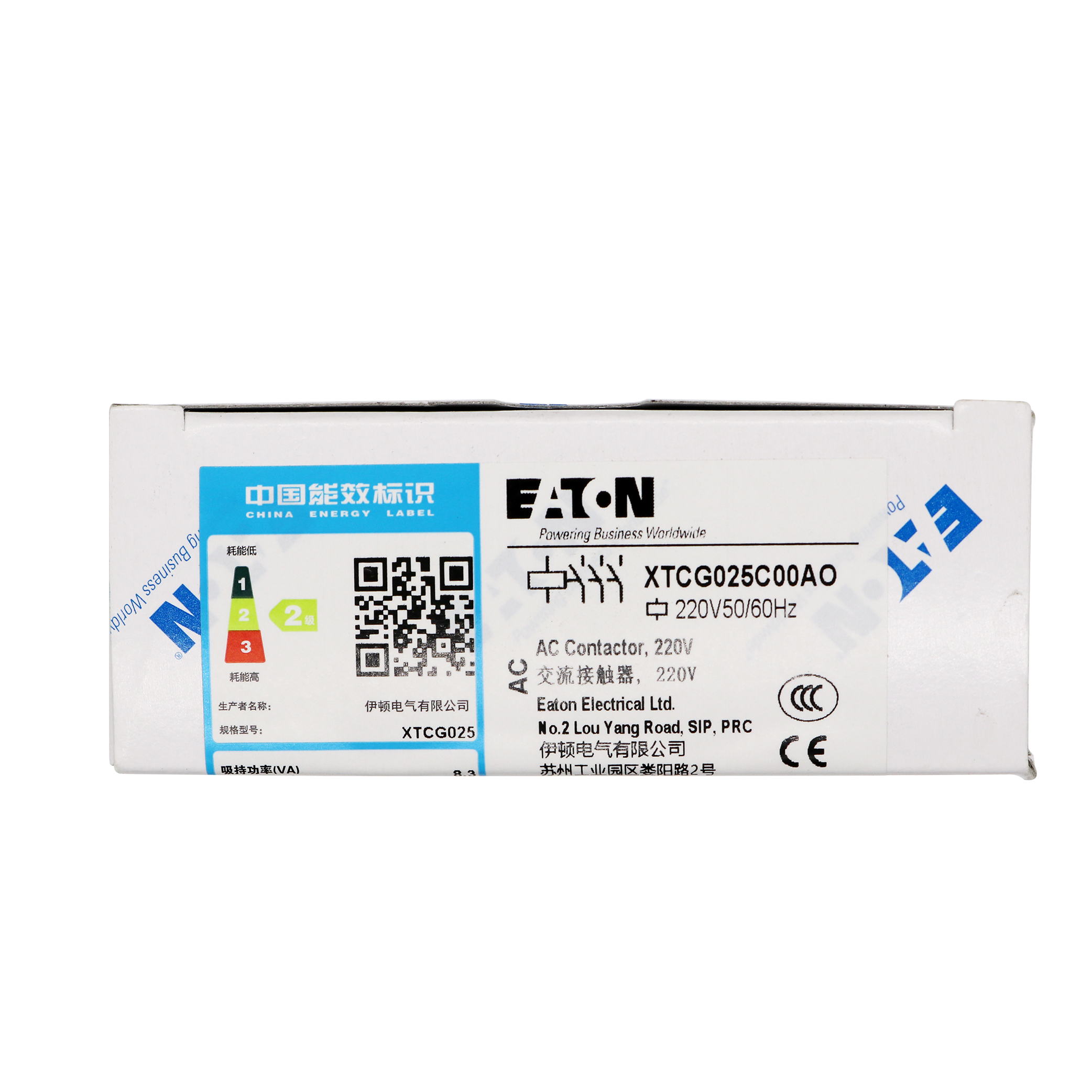 伊顿EATON E系列3 极接触器XTCG025C00AO