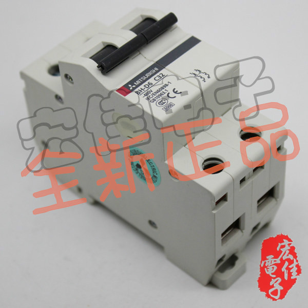 三菱小型断路器 BH-D6 C32 2P 原装正品 现货供应
