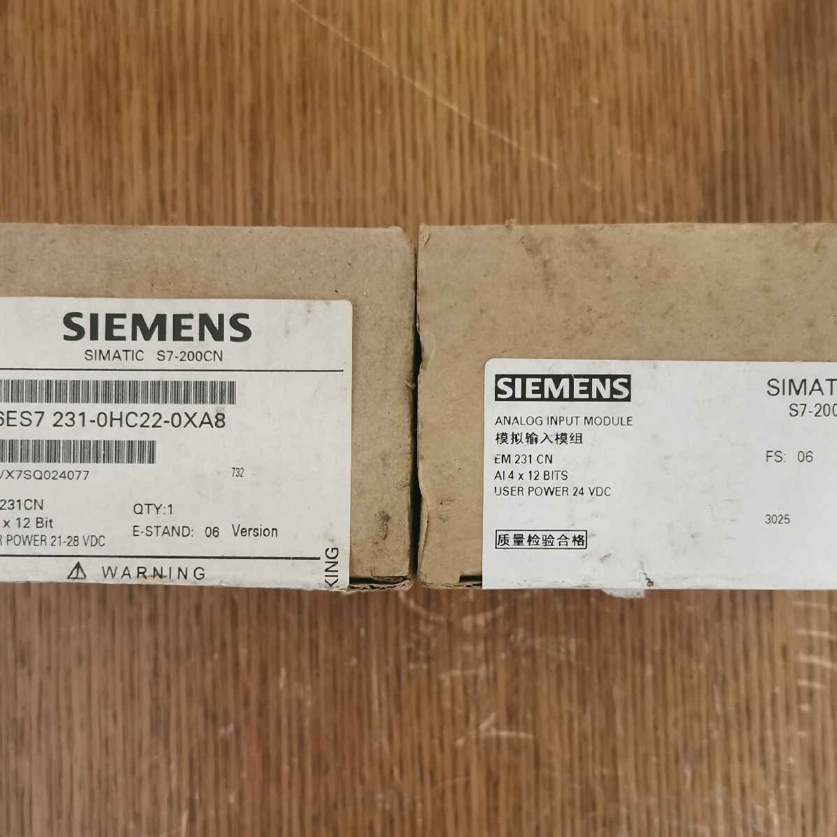 库存PLC 6ES7 231-0HC22-0XA8 2