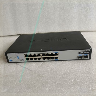 S1218F 16口千兆交换机带2光口铁盒即插即用