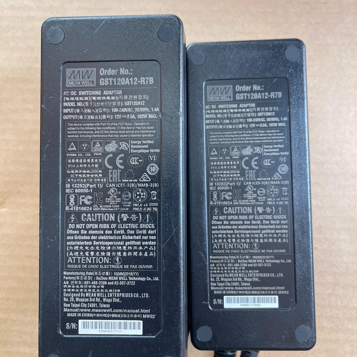 台湾明纬 GST120A12-R7B 电源适配器 12v8.