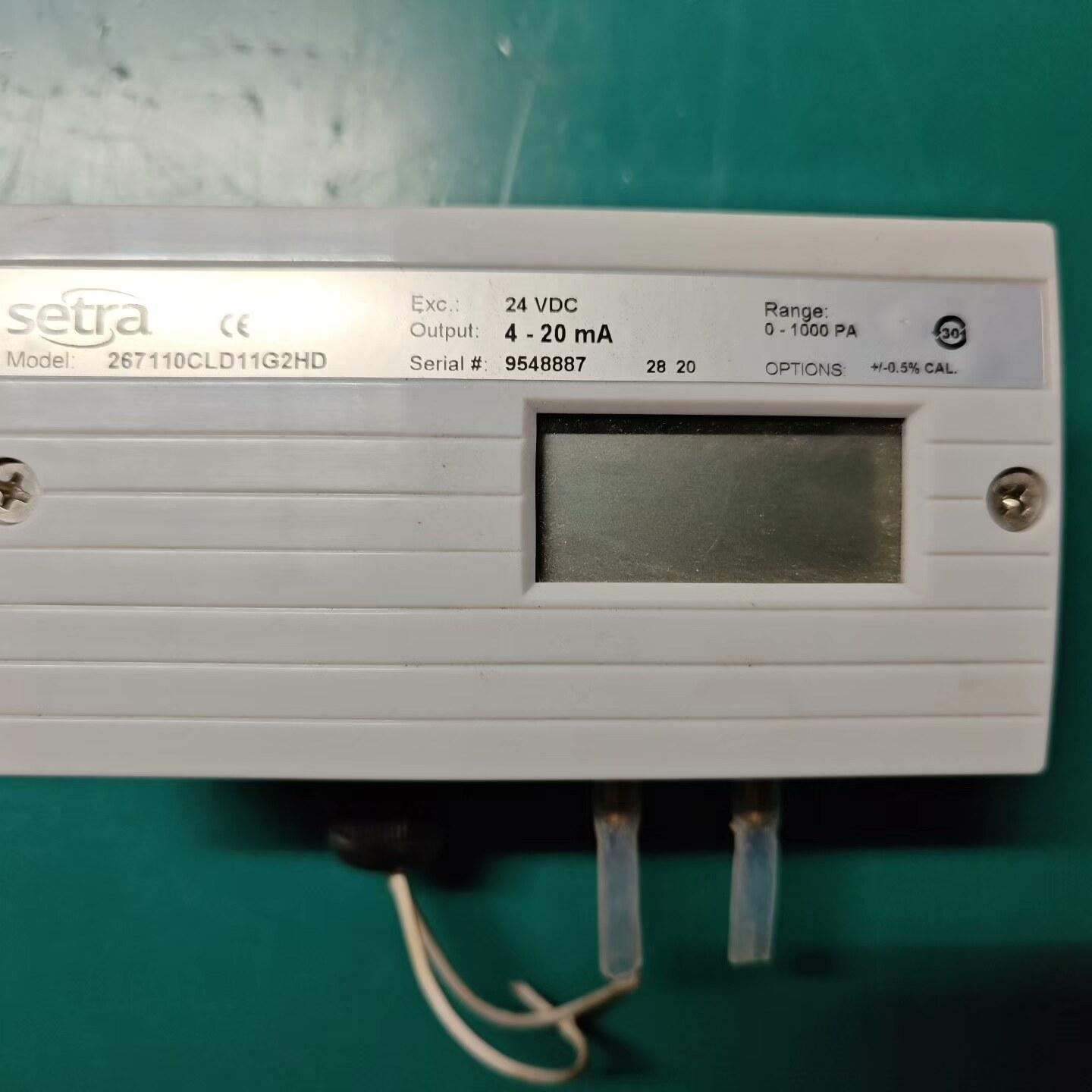 西特setra 267微压差传感器267110CLD11G2