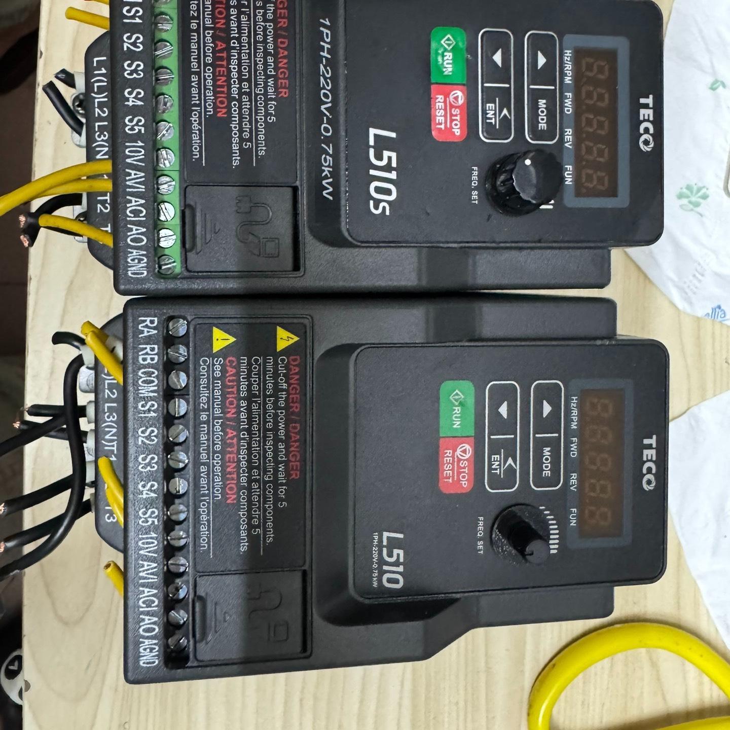 L510-201-H1-N TECO东元变频器 实物图2台