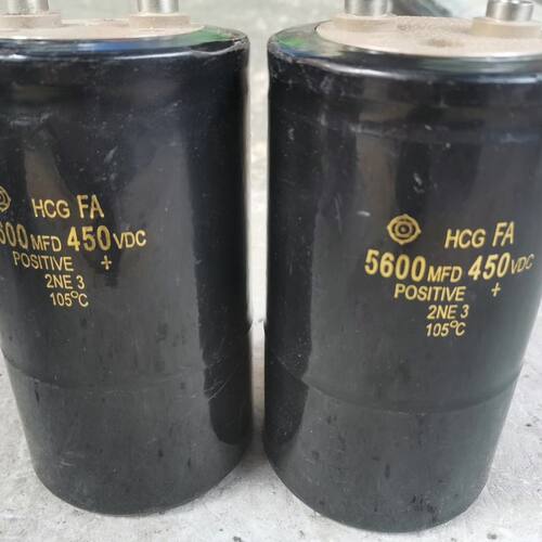 优质 450V5600UF 电容 拆机 功能好 如下