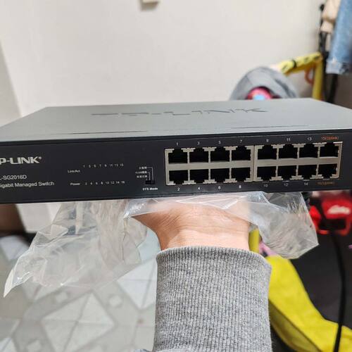 TP-LINK TL-SG2016D 16口全千兆云管理交换