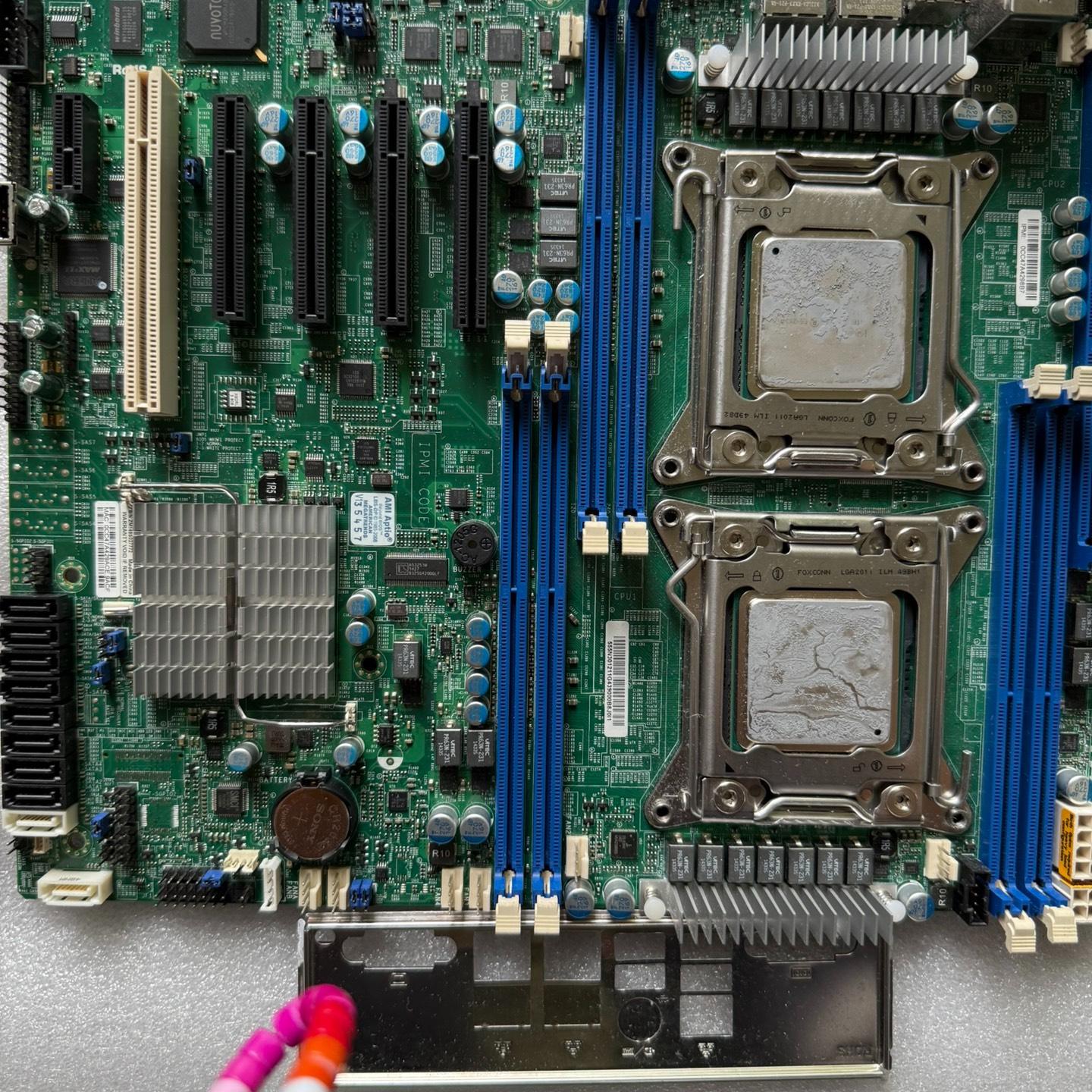 超微 X9DRL-iF 1.01 2011针双路服务器主板X